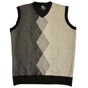 The North Pole V-Neck Sweater Vest Men's Size 2XL Diamond Classic Outdoor